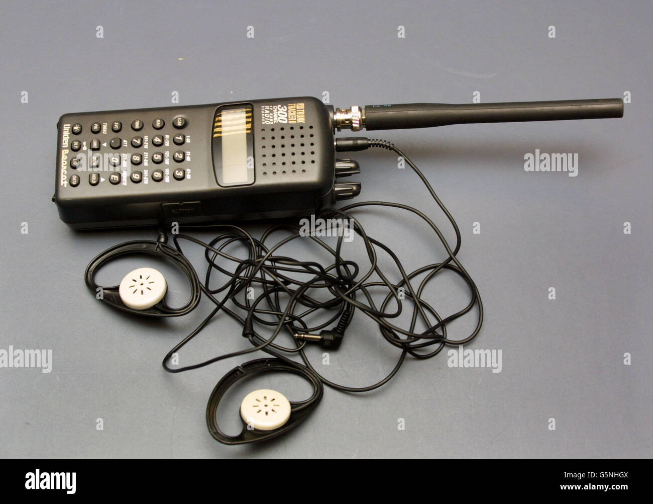 Scanner radio réglé sur une fréquence d'aéronefs Photo Stock - Alamy