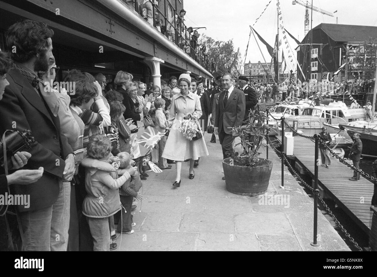 Royalty Princess Anne Pregnant London Stock Photo 106811626 Alamy