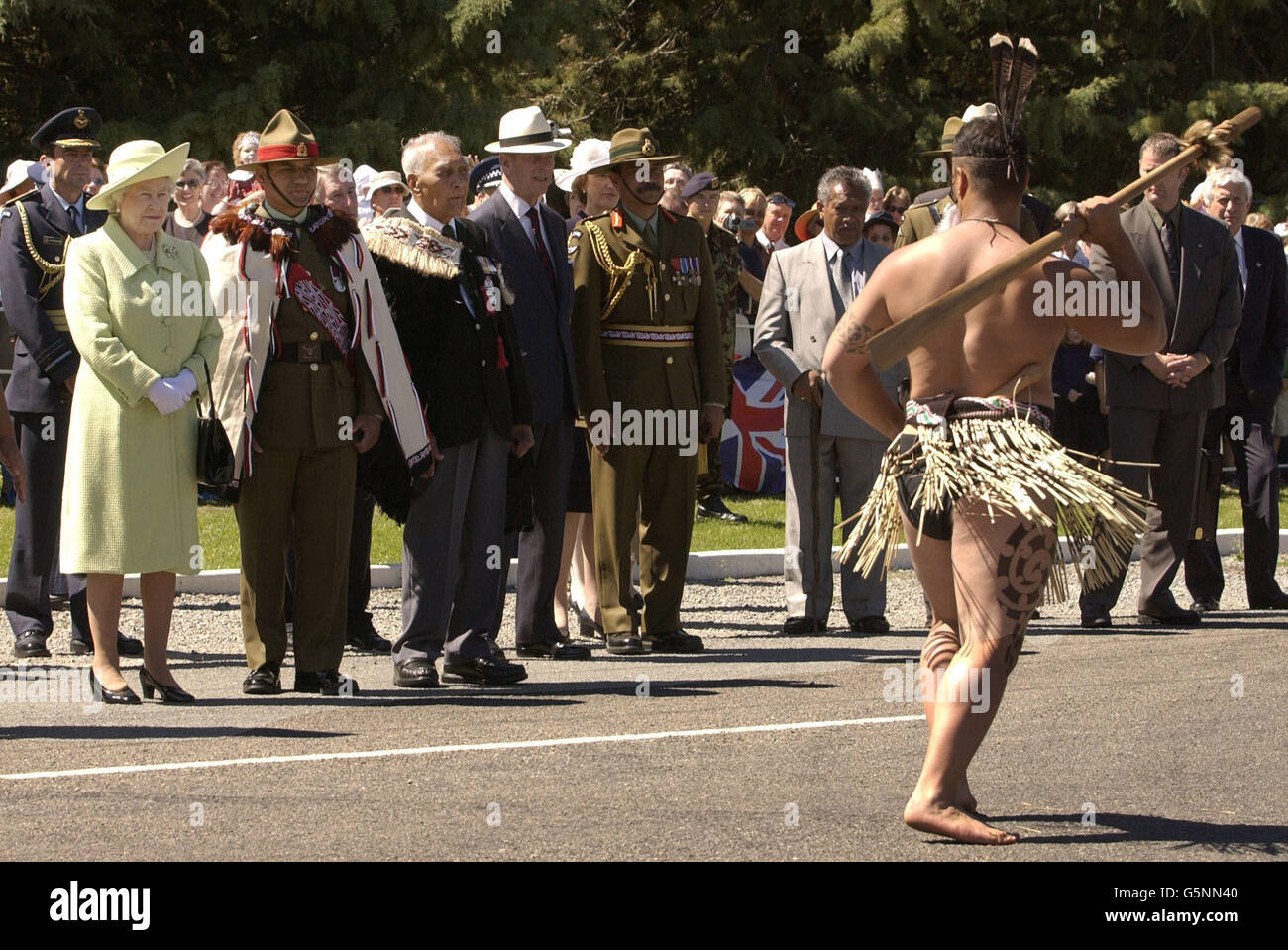 Royalty Queen Elizabeth II Visit to New Zealand Stock Photo Alamy