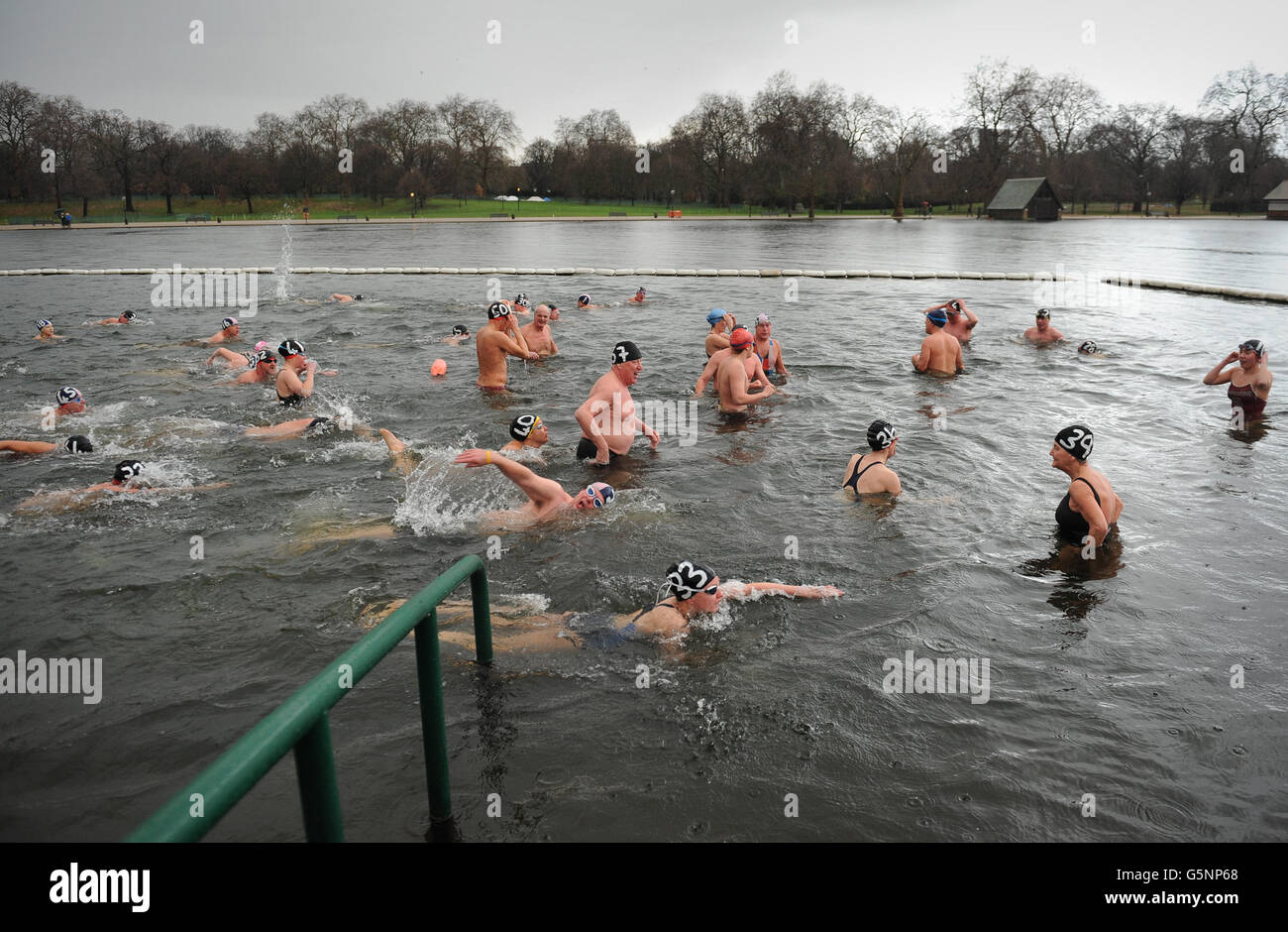 Swim race finish line hi-res stock photography and images - Alamy