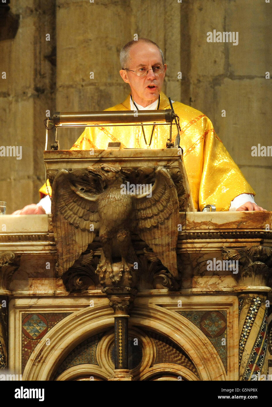 The Rt Rev Justin Welby, of Durham, delivers his Christmas