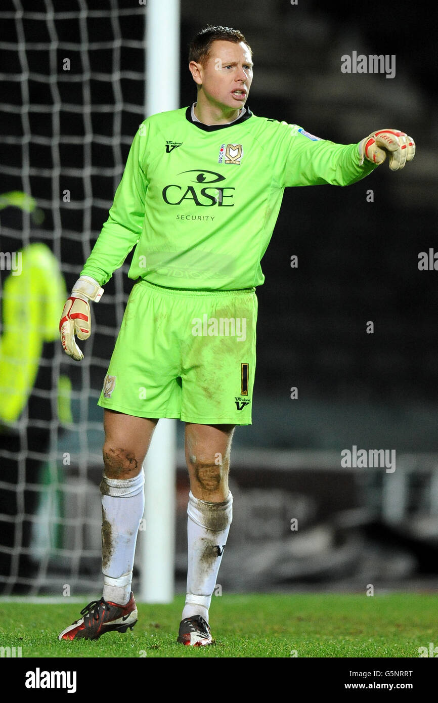 Soccer - npower Football League One - Milton Keynes Dons v Walsall - stadium:mk Stock Photo