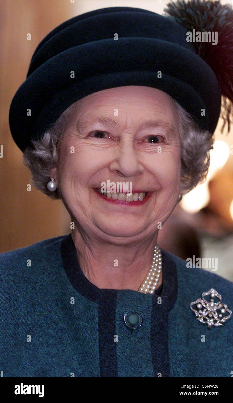 Queen Elizabeth II visits Norfolk Stock Photo Alamy