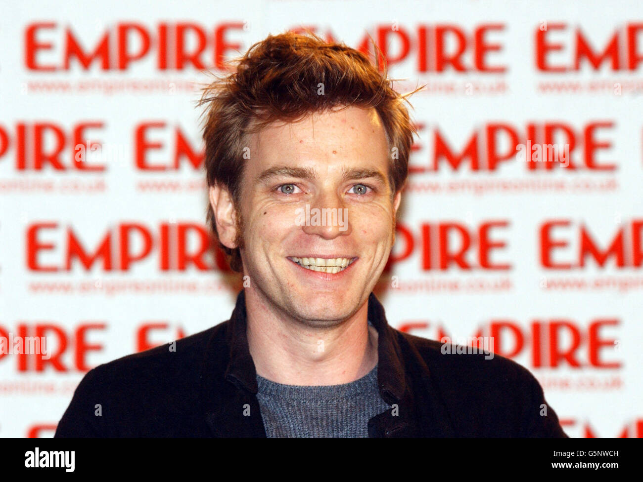 Actor Ewan Mcgregor at the Empire Film Awards at the Dorchester Hotel in London. 07/04/02: The actor has admitted for the first time what audiences and critics around the world quickly grasped about Star Wars prequel The Phantom Menace - it was a dud. * McGregor played the young Obi Wan Kenobi in Star Wars: Episode I - The Phantom Menace, which failed to impress even dedicated followers of the blockbuster series. It did not stop it becoming the third most successful movie of all time. In an interview to mark Film Four's British film month, McGregor told www.filmfour.com that the forthcoming Stock Photo