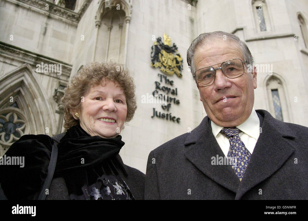 East Anglian farmer, David Winter, 70, from Halesworth, Suffolk outside the High Court, London, with his wife, Pauline having been cleared of causing a road accident blamed on mud from his farm land. * ... Mr Winter was charged with manslaughter after a motorist - doctor's wife and retired midwife Jennifer Townsley, 59, was fatally injured in a collision on a muddy road outside his farm but cleared after the prosecution offered no evidence. Stock Photo