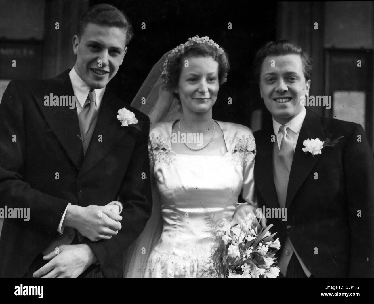 Jane Oriel weds David Attenborough Stock Photo - Alamy