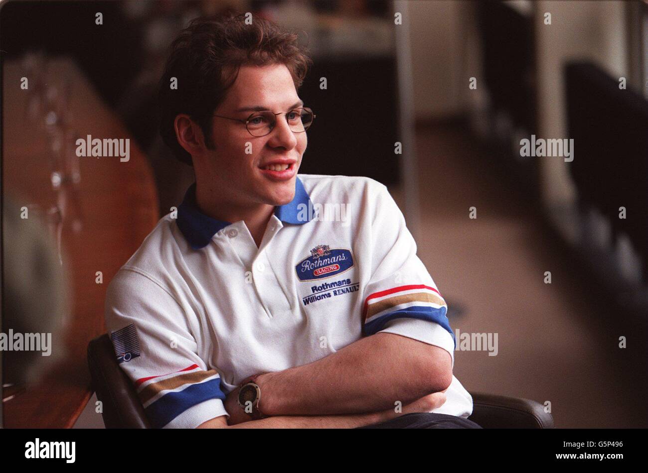 Jacques villeneuve rothmans williams renault hi-res stock