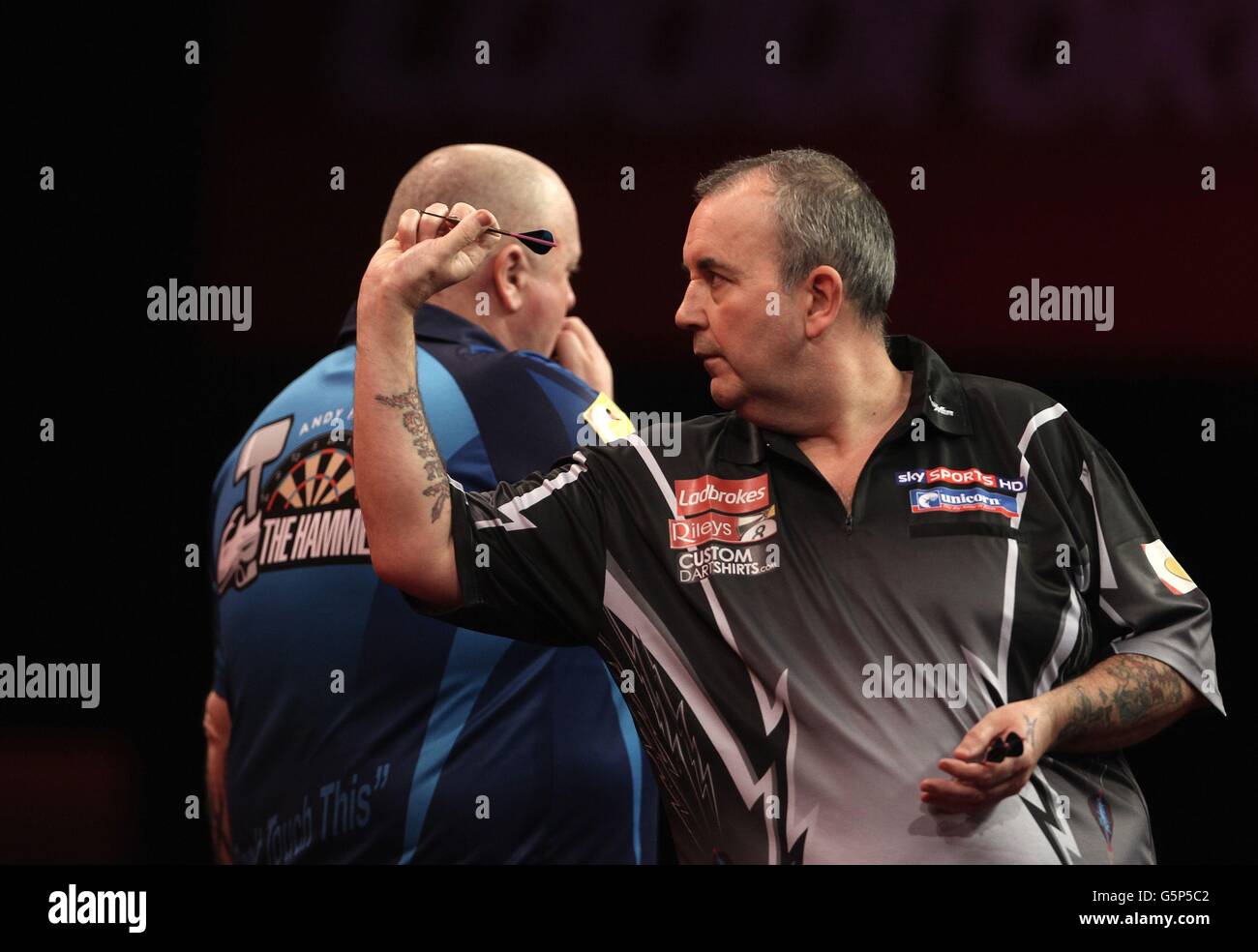 Darts World Darts Championships Day Twelve Alexandra Palace. Phil Taylor in