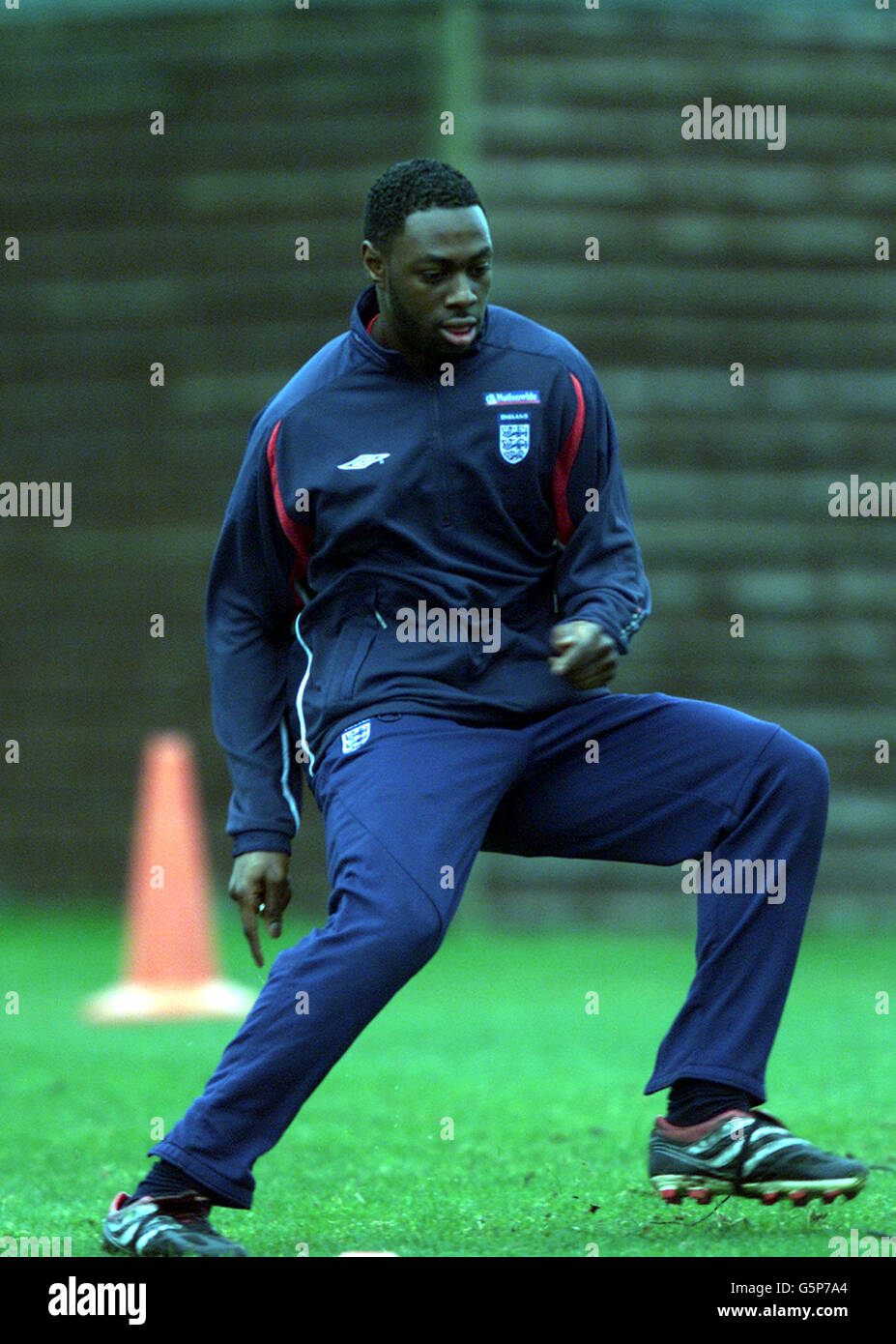 Full length stock training tracksuit football hi res stock