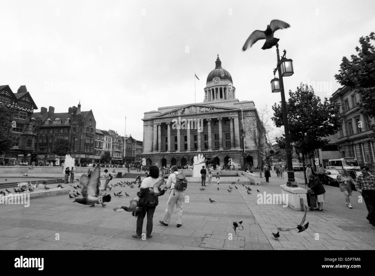 Nottingham city centre gvs for best place to live award hires stock