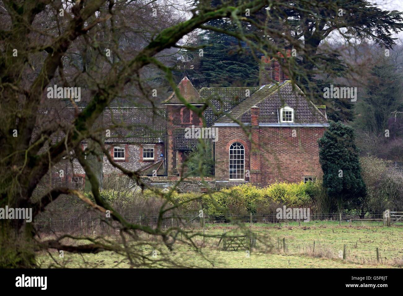 Anmer Hall - Norfolk Stock Photo