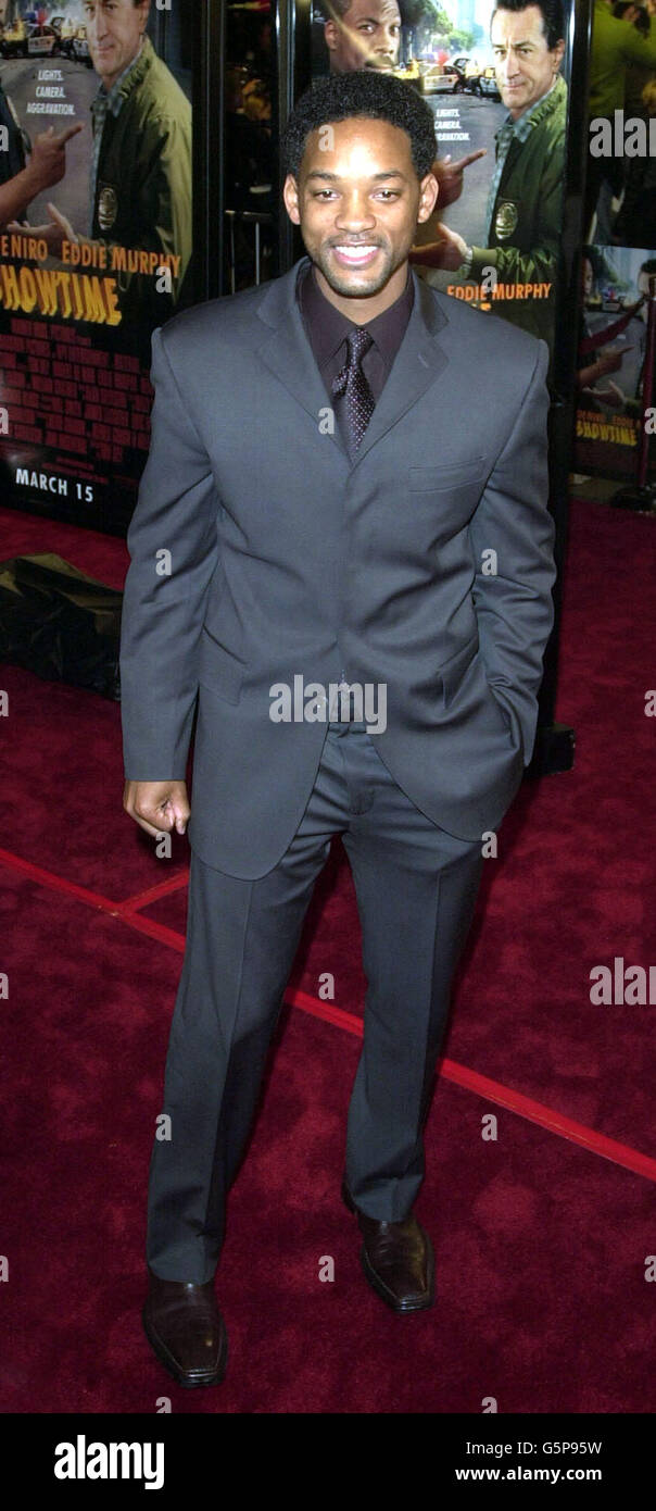 Will Smith arrives to the premiere of Showtime which he produced at the Grauman's Chinese theatre in Hollywood. Stock Photo