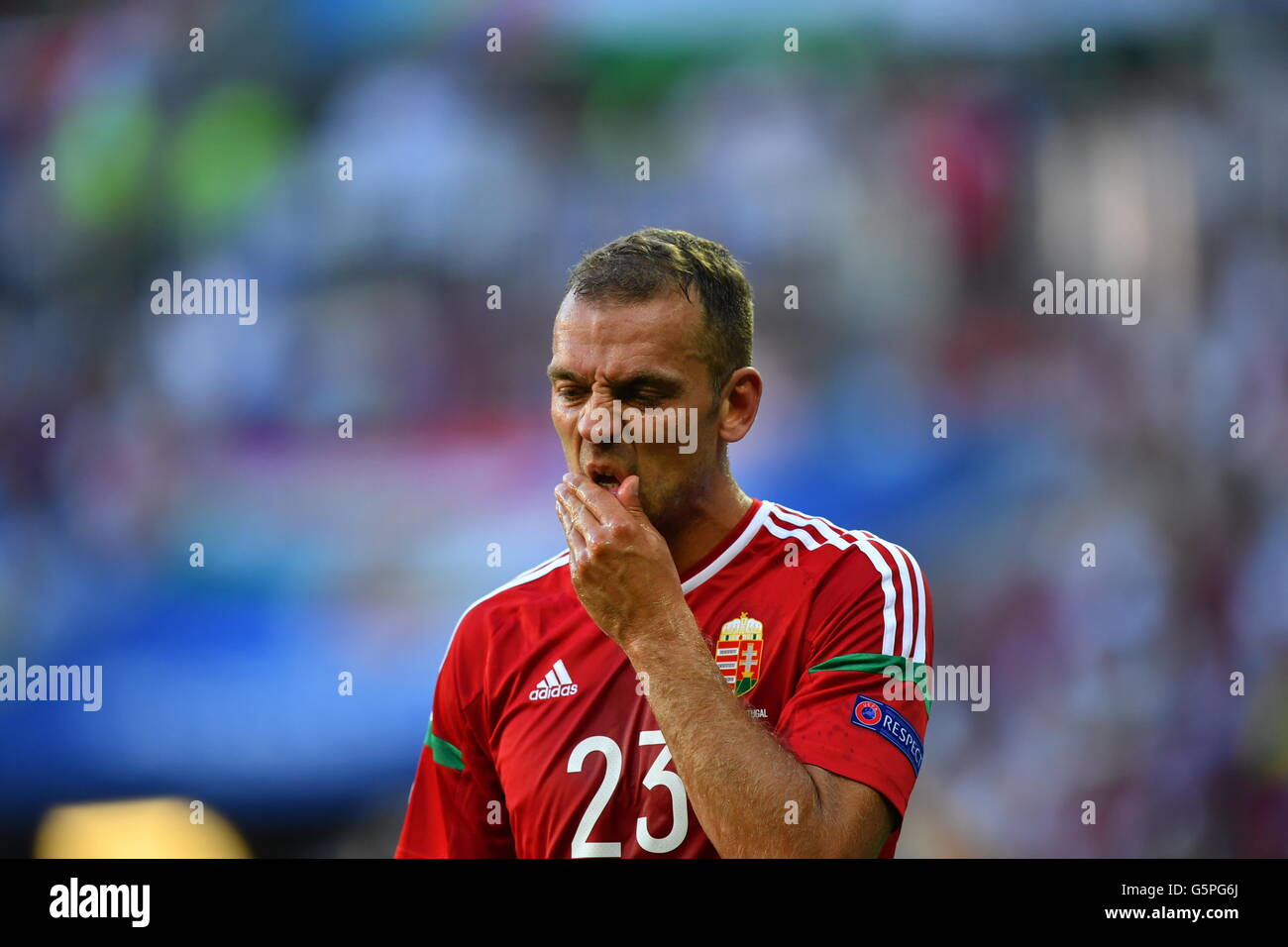 BUDAPEST, HUNGARY - FEBRUARY 15: (r-l) Roland Juhasz of MOL