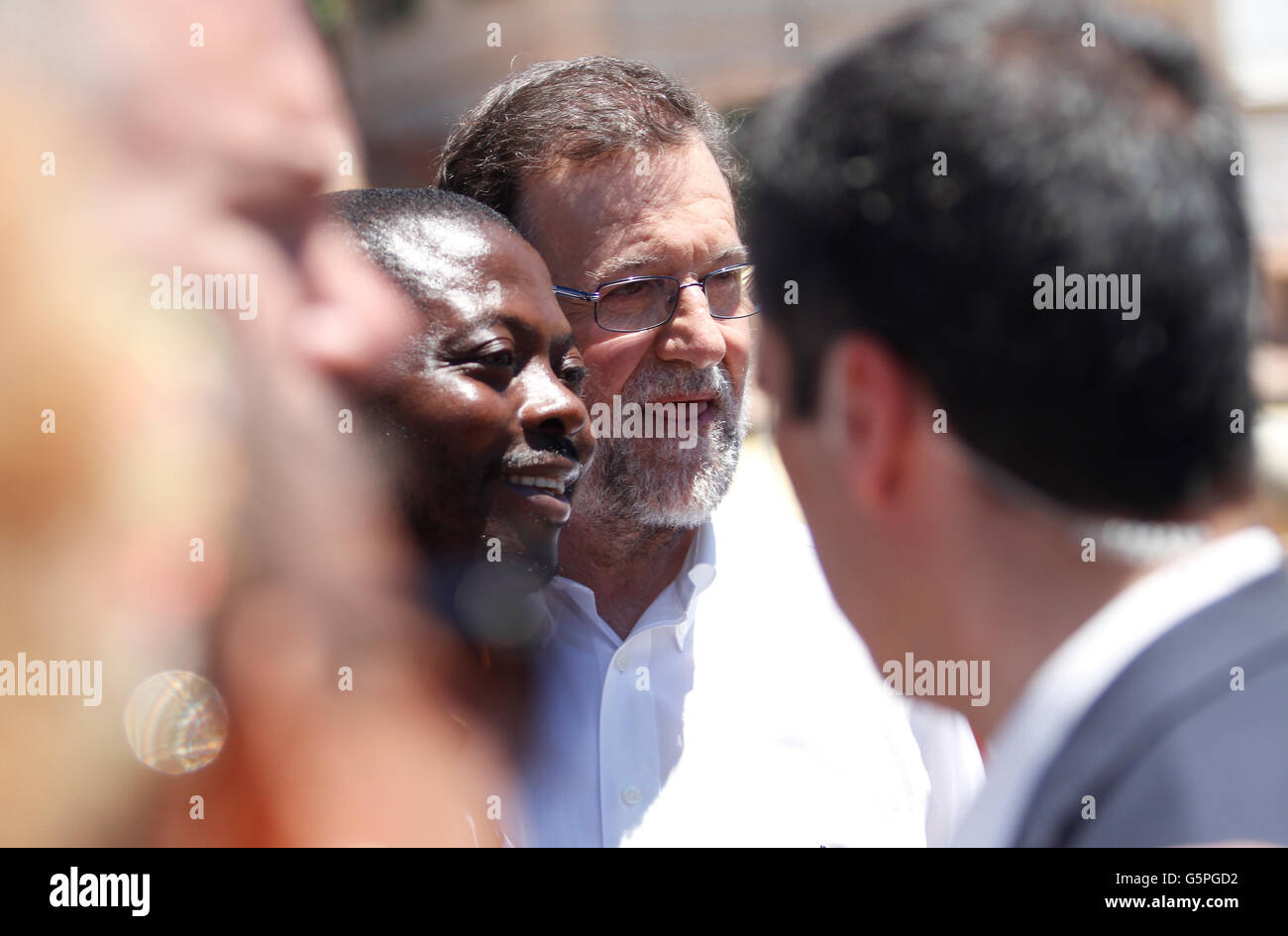 Mallorca, Spain. 22nd June, 2016. The president of Spain, Mariano Rajoy. In a political rally in Mallorca. Credit:  Mafalda/Alamy Live News Stock Photo