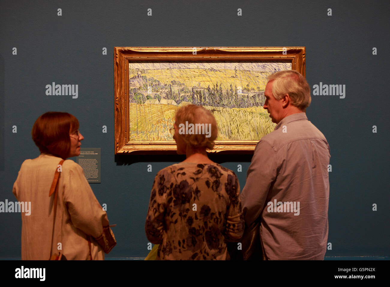 Daubing van gogh display in scottish national gallery edinburgh hires