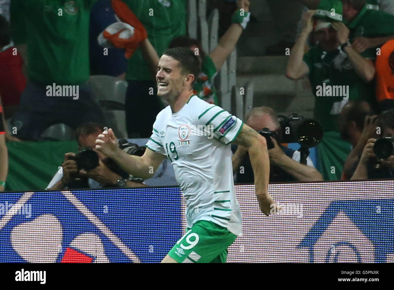 Lille, France. 22nd June, 2016. : Brady score the gol during football ...
