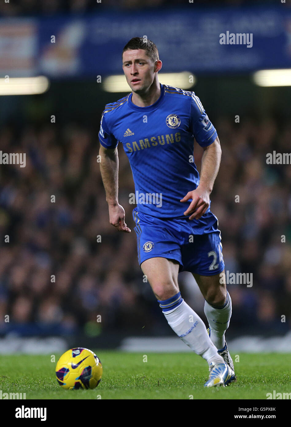 Soccer - Barclays Premier League - Chelsea v Queens Park Rangers - Stamford Bridge. Gary Cahill, Chelsea Stock Photo
