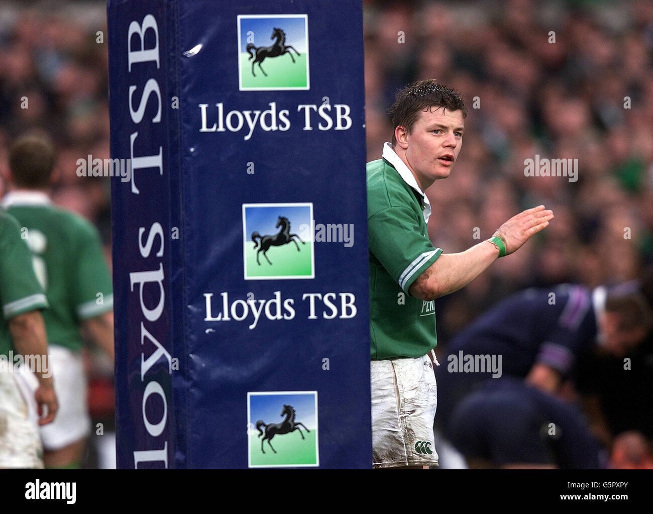 RUGBYU O'Driscoll. Ireland's Brian O'Driscoll during thier 4322