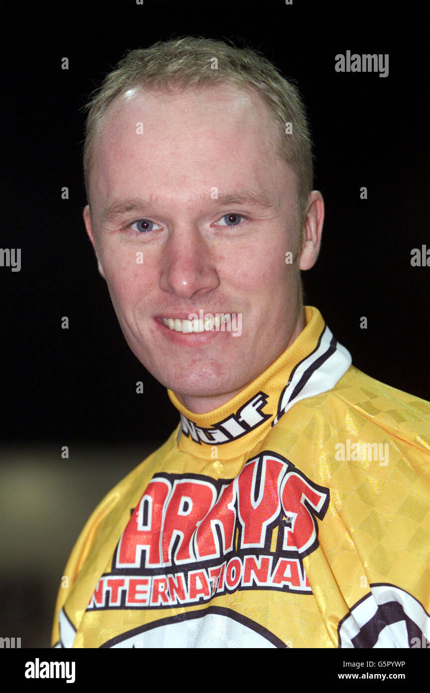 SPEEDWAY Karlsson. Mikael Karlsson of Wolverhampton Parry's International Wolves at the launch