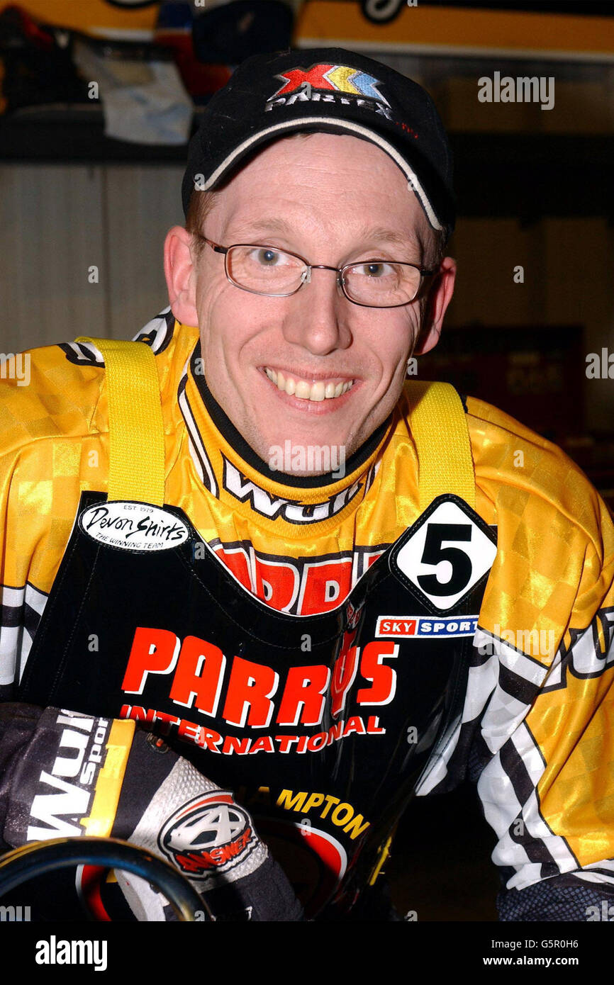 Peter Karlsson Speedway Racer Stock Photo Alamy