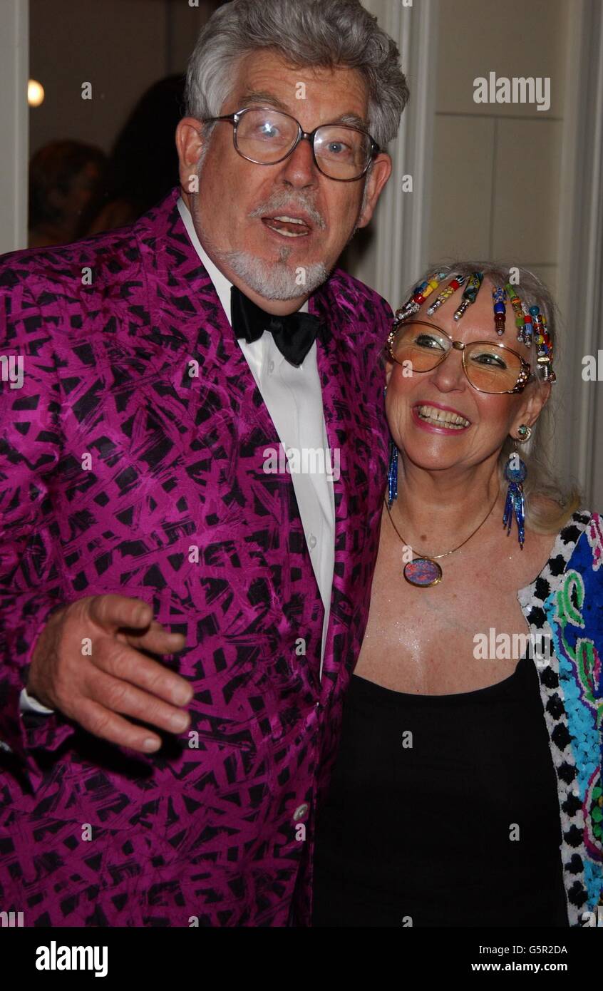 Australian television celebrity Rolf Harris and his wife Alwen arriving
