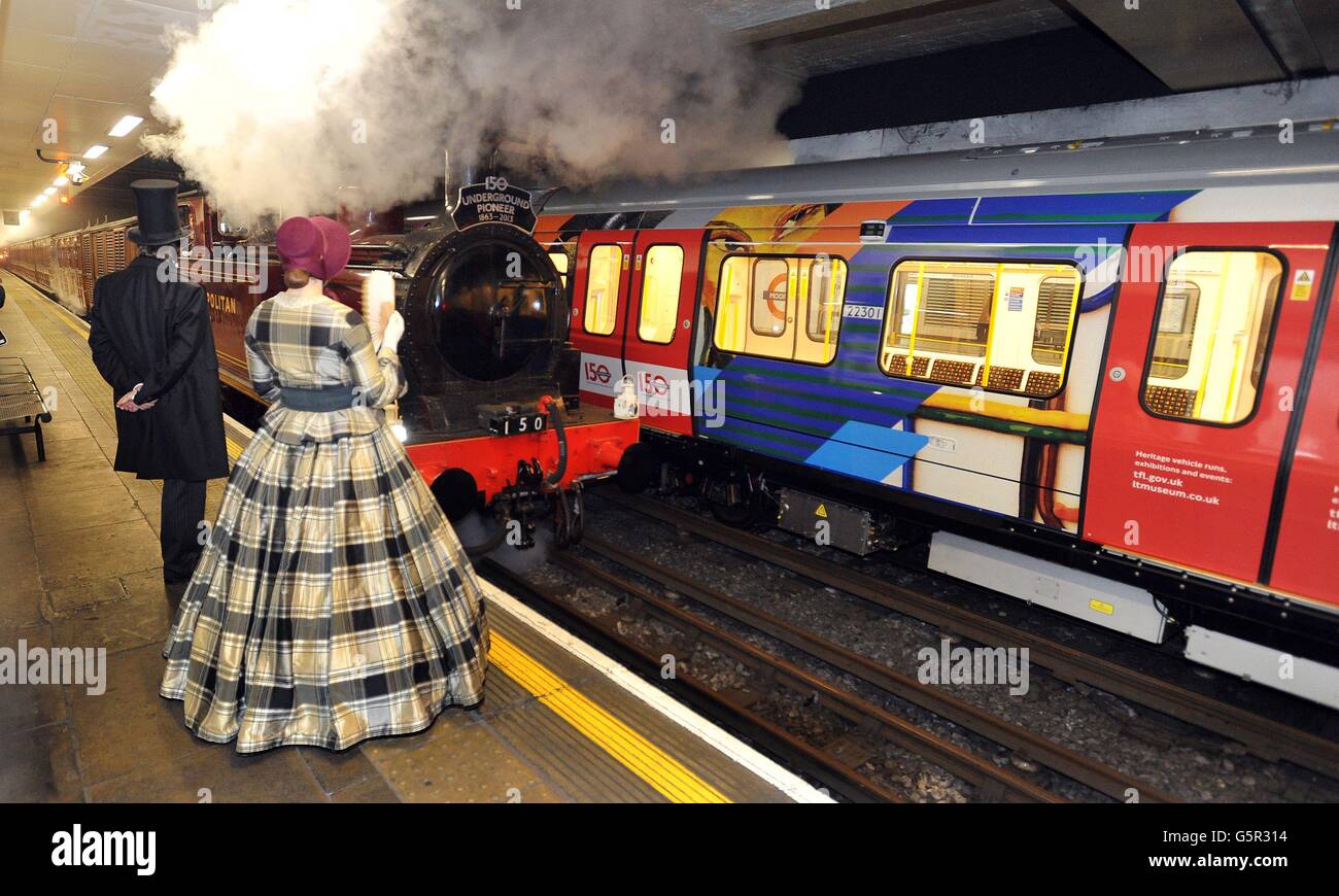 Celebrate 150th anniversary opening london underground railway system