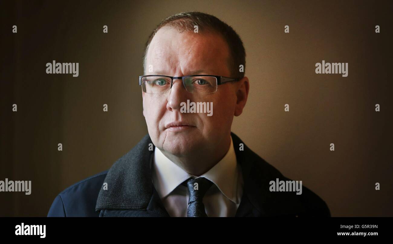 Former Glasgow gangster Paul Ferris promotes a film based on is life