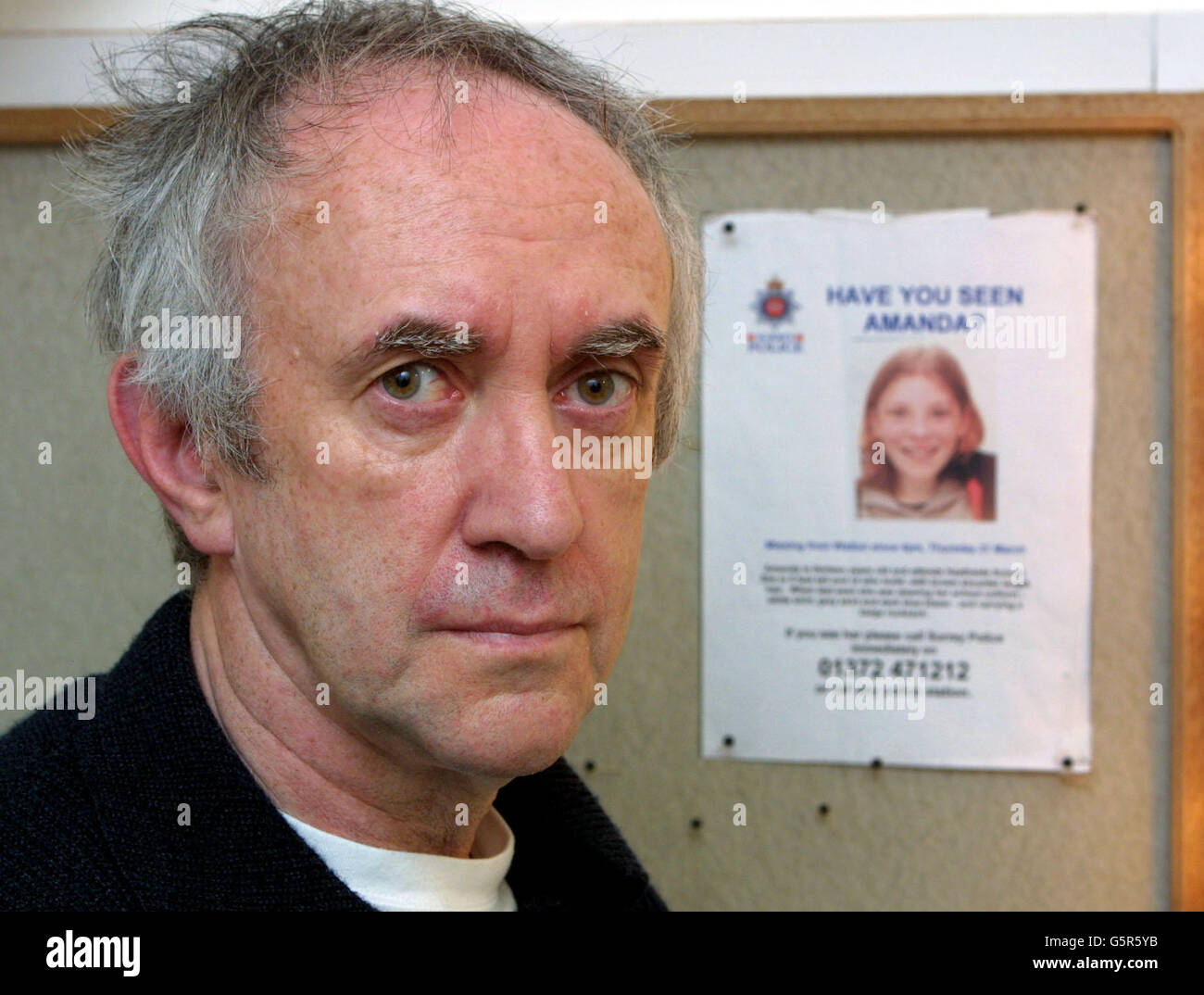 Actor Jonathan Pryce who is playing in the stage play My Fair Lady at the Theatre Royal in Drury Lane, London appeals for more information on missing school girl Amanda Dowler. * The 13-year-old known as Milly made plans with her family to see the West End production before she vanished. Stock Photo