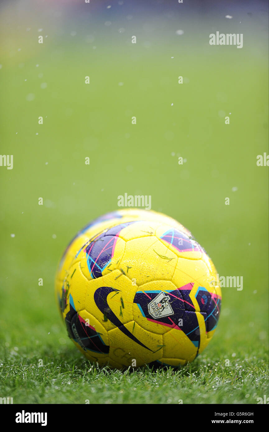 General view of official nike winter premier league match balls hires