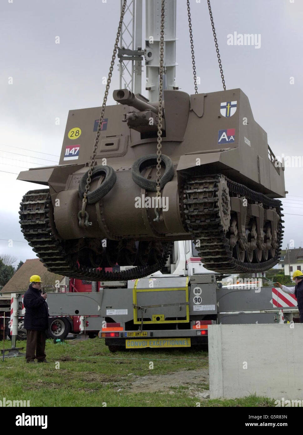 Self Propelled Gun Stock Photo