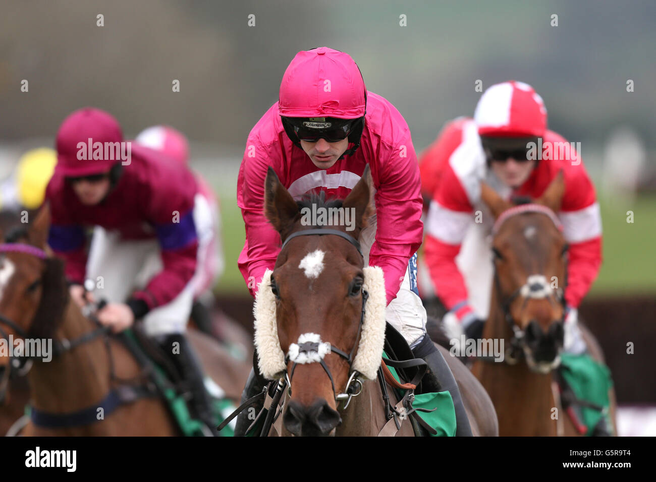 Horse Racing Coral Welsh Grand National Chepstow Racecourse Stock