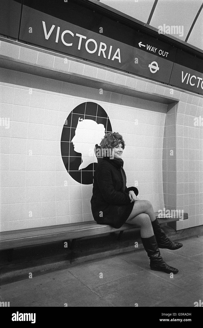 Transport - London Underground - Victoria Line Stock Photo