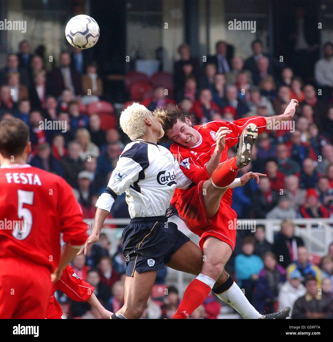 Carl Rutherford Carl rutherford sport football action abel xavier hi-res stock ...