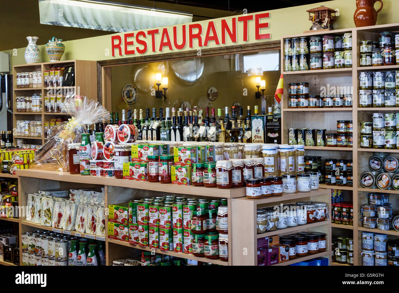 Miami Florida Delicias de Espana 2 Spanish gourmet food market inside