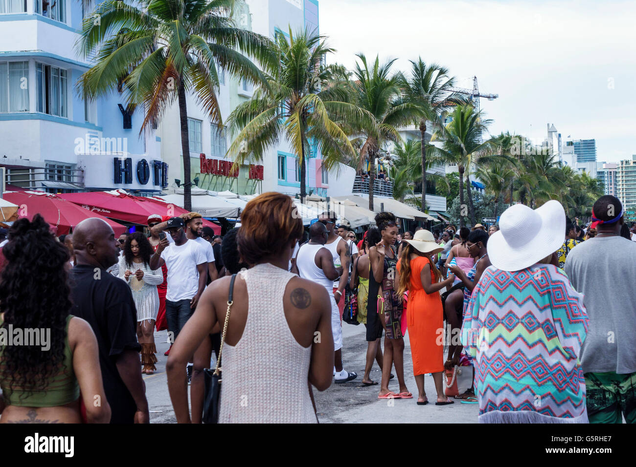 Miami Florida Beach Ocean Drive Urban Beach Week Memorial Day Weekend