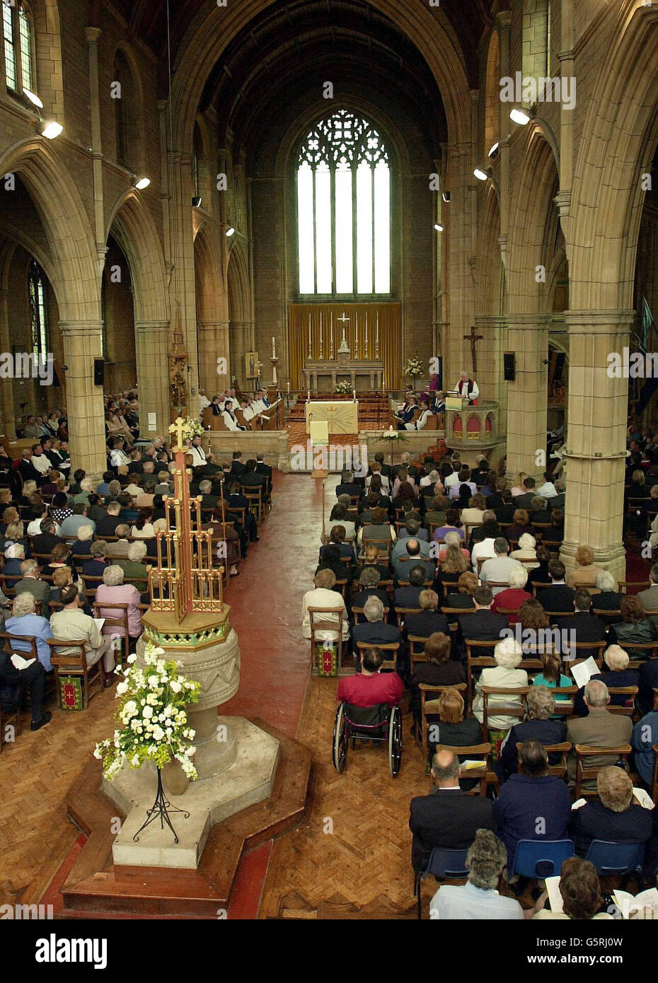 Service held at st mary the virgin all saints church hires stock