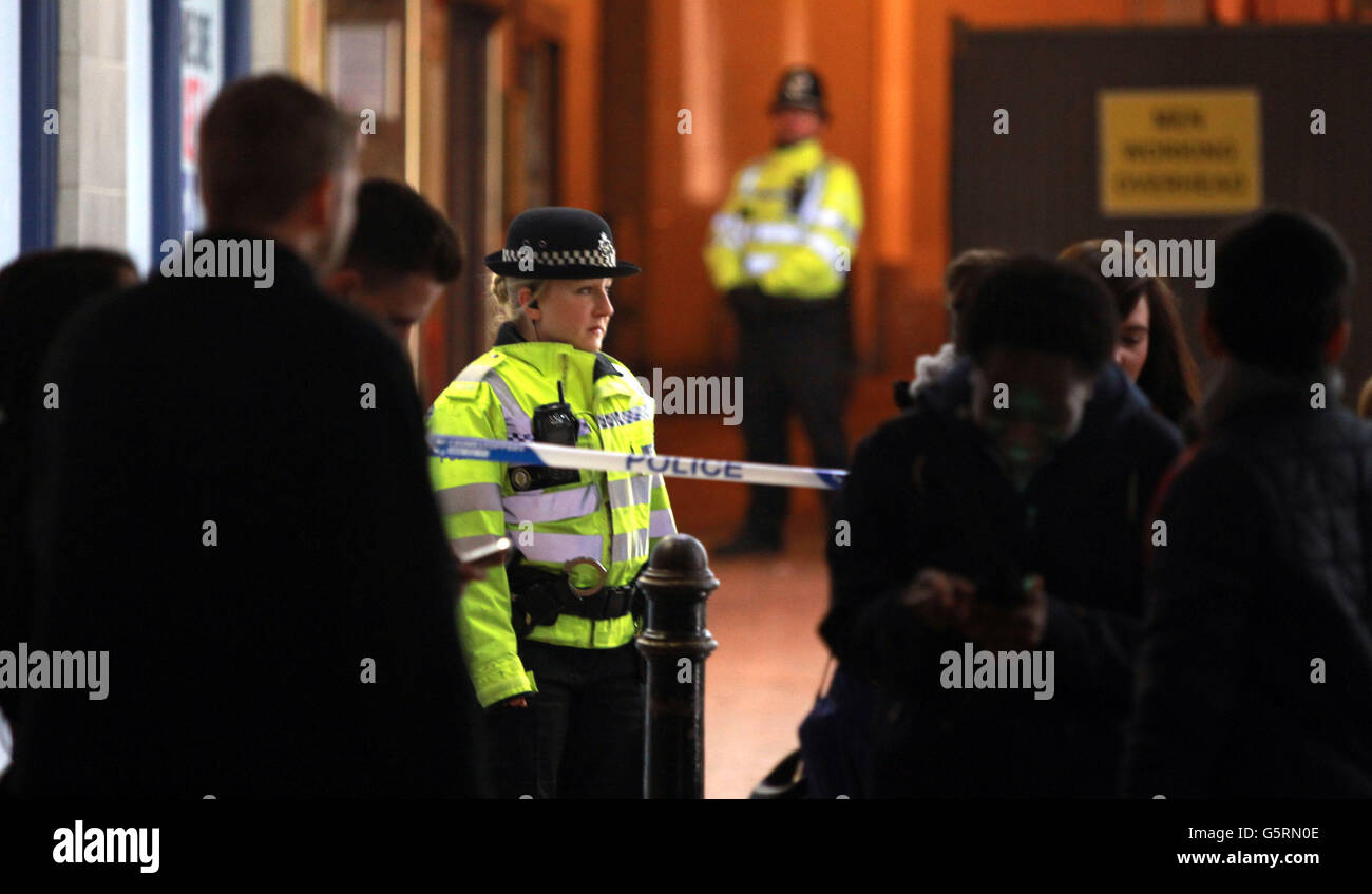 Police at the scene on Union Street in Birmingham city centre after two ...