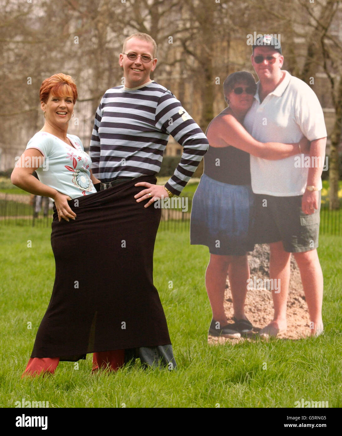 Slimmers world couple Stock Photo