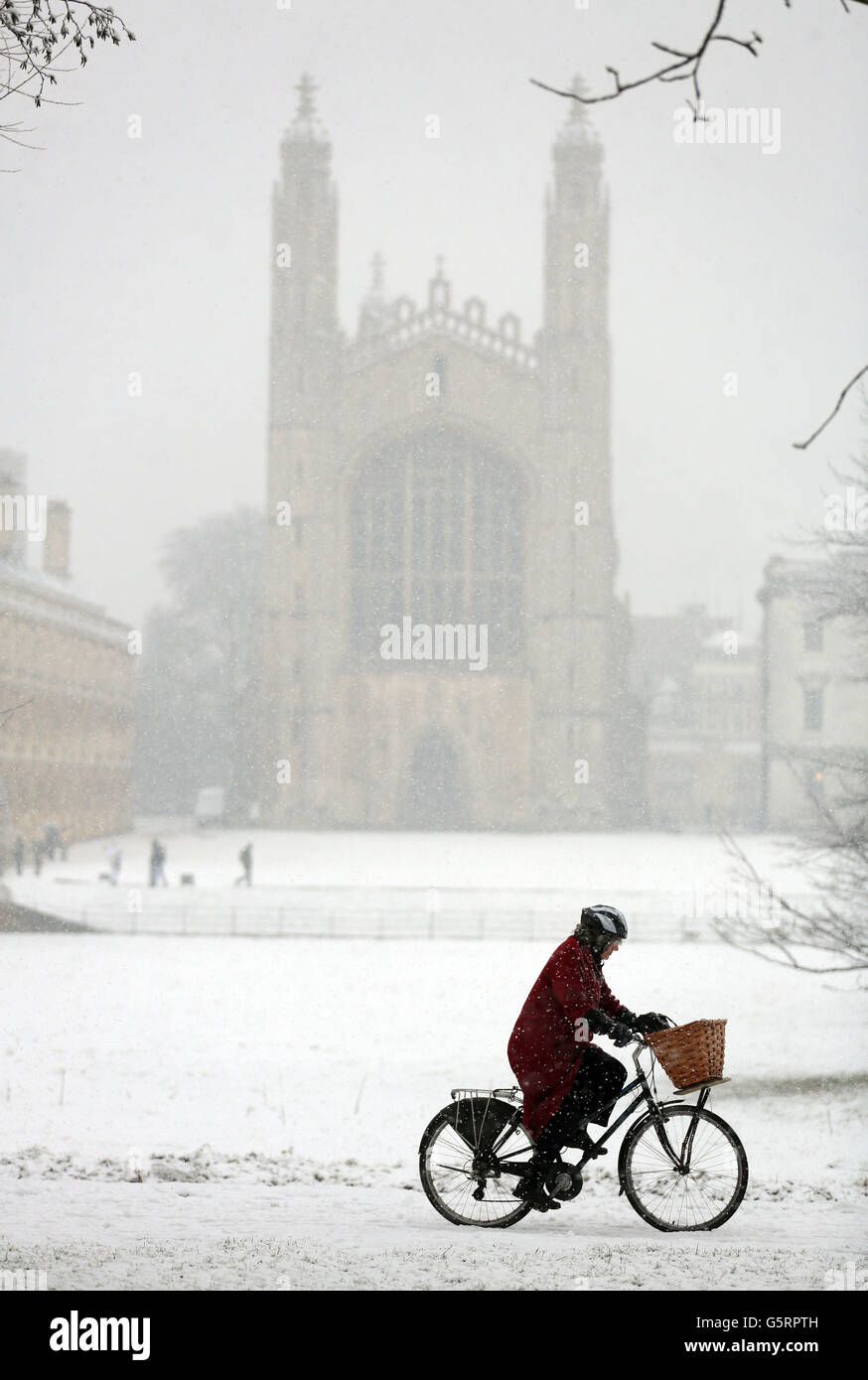 Winter Weather January 14th Stock Photo Alamy