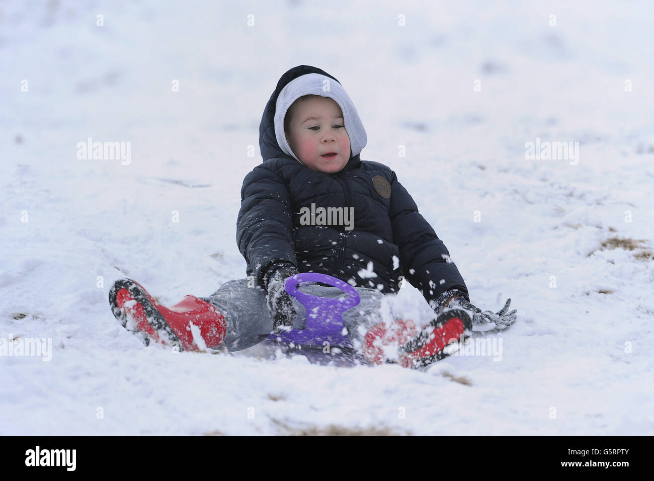 Winter Weather January 14th Stock Photo Alamy