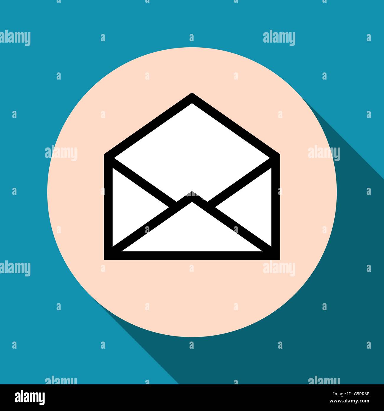 Email symbol letter icon - vector Stock Vector Image & Art - Alamy