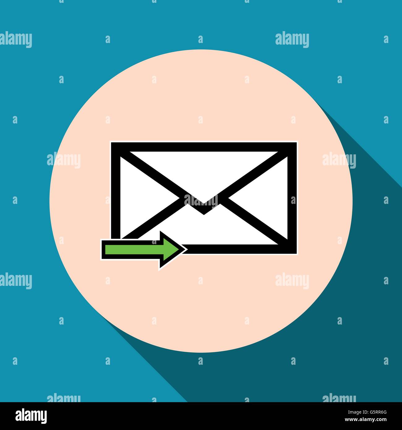 Email symbol letter icon - vector Stock Vector Image & Art - Alamy