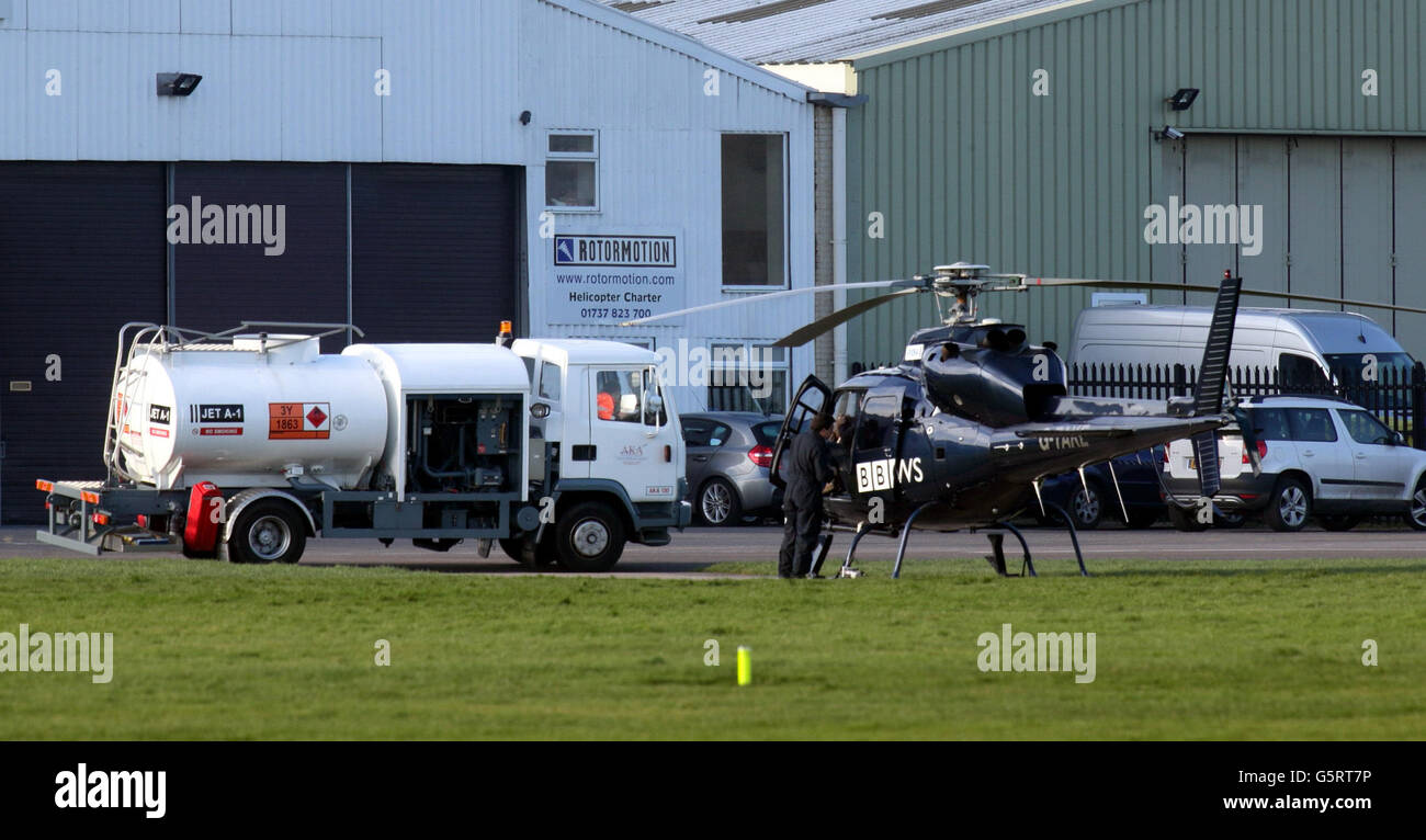 Helicopter crash in London Stock Photo Alamy