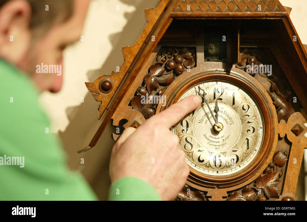 At the cuckoo clock museum in tabley hires stock photography and