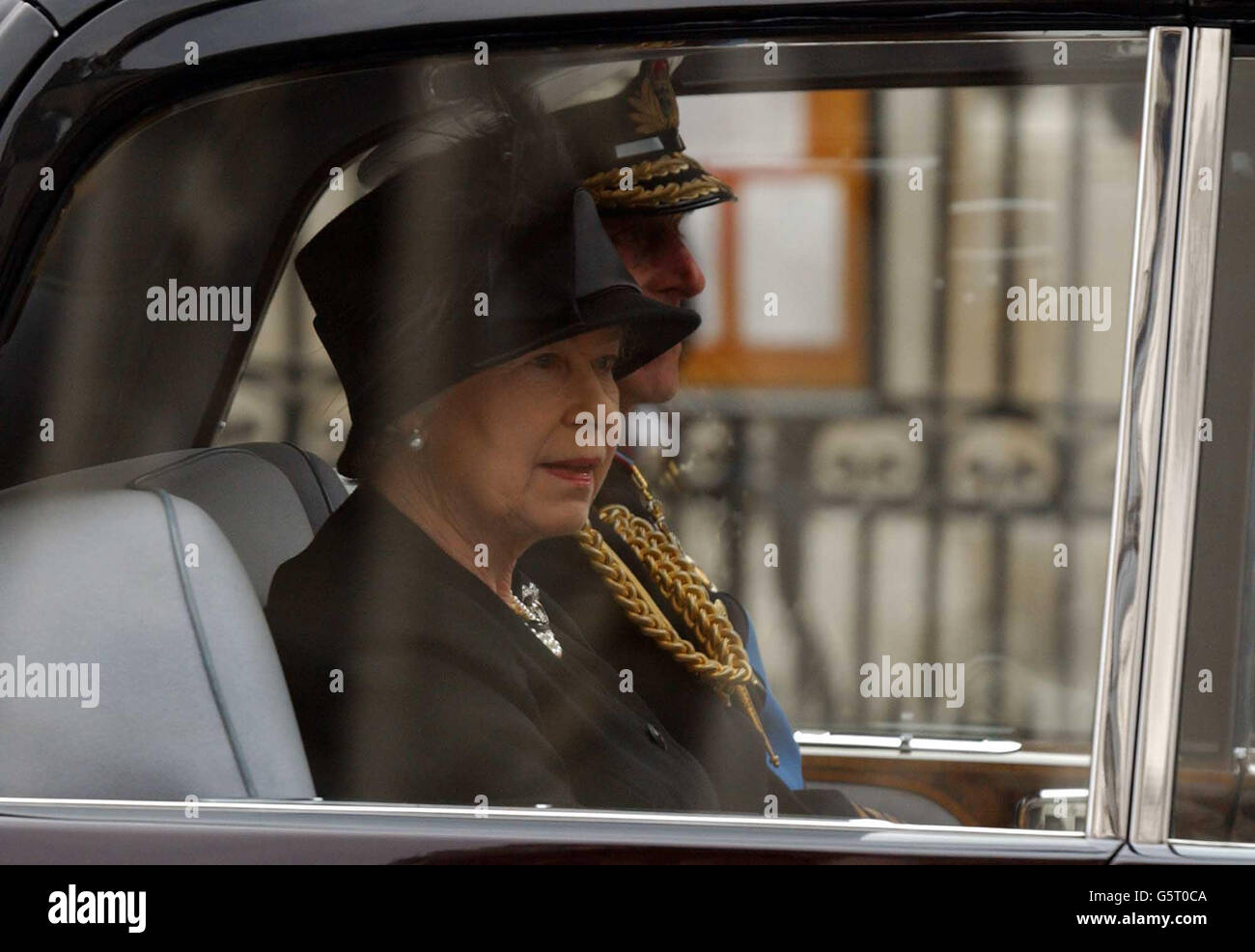 Queen Mother funeral Stock Photo - Alamy