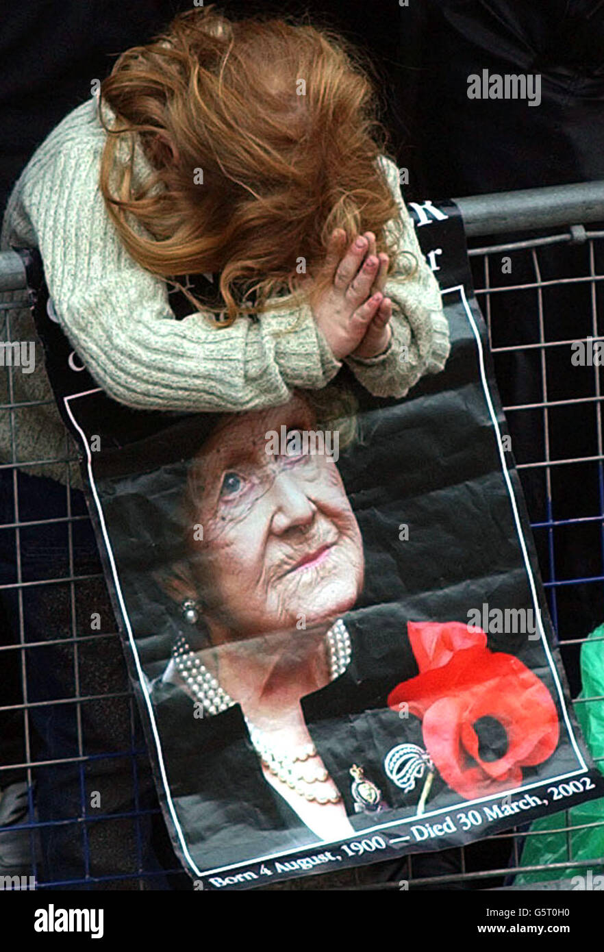 Queen Mother funeral Stock Photo - Alamy