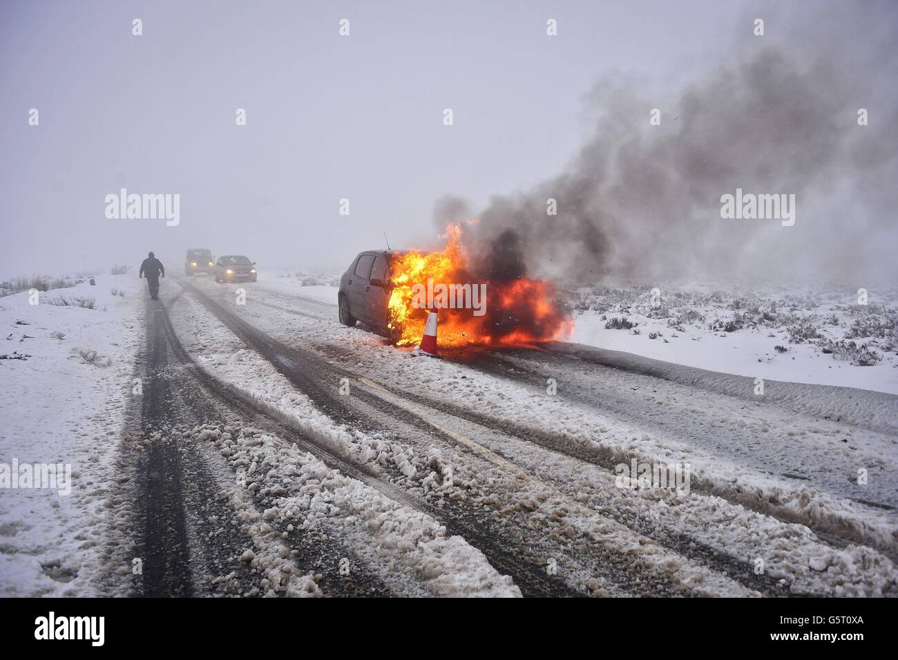 Winter weather - Jan 22nd Stock Photo