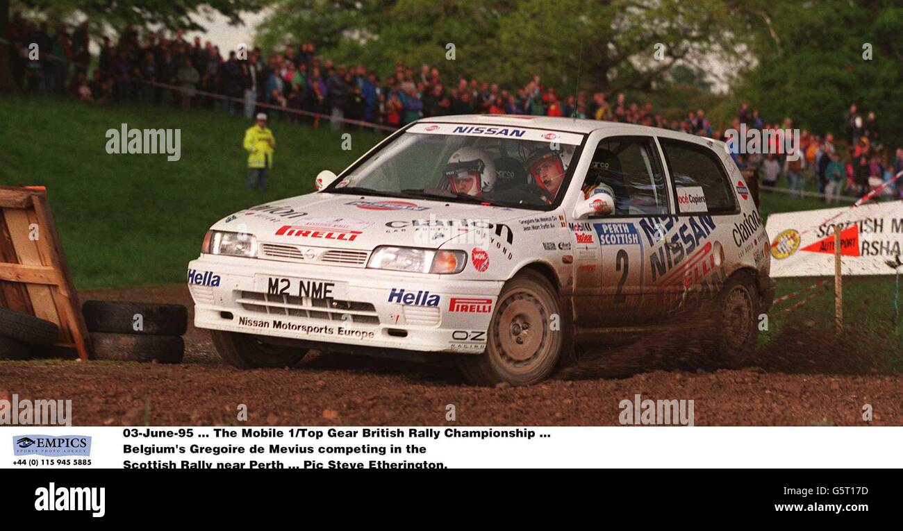 Mobile 1 British Rally Championship Stock Photo