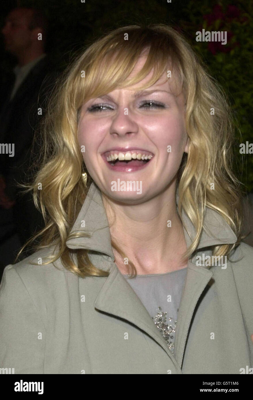 Cats Meow Premiere Kirsten Dunst. Kirsten Dunst arrives to the premiere of Cats Meow at Harmony Gold on Sunset Boulevard in Los Angeles. Stock Photo