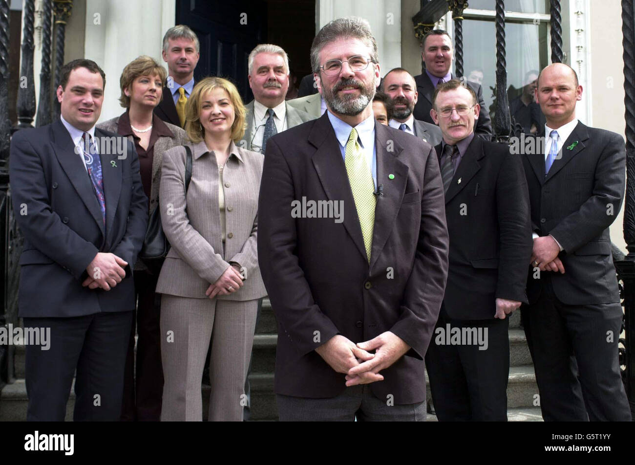 Sinn Fein President Gerry Adams MP (C) Stock Photo